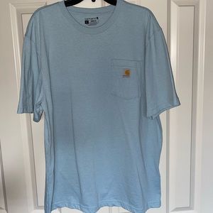 Baby Blue Carhartt Loose Fit T-shirt